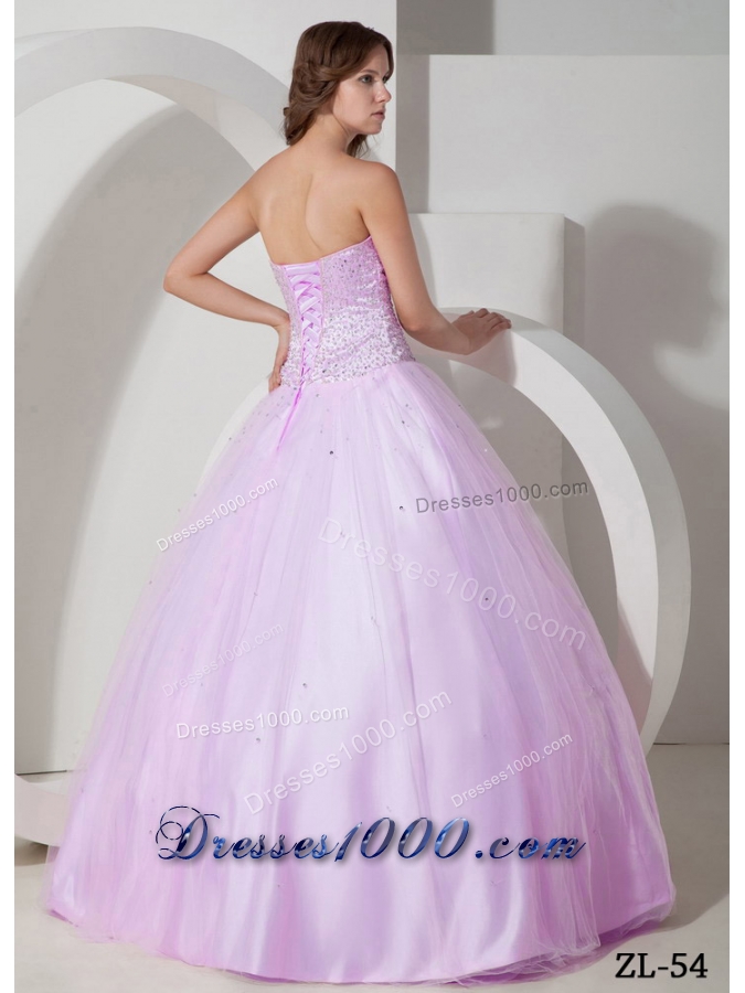 Ball Gown Sweetheart Beading Quinceanera Dress with Beading