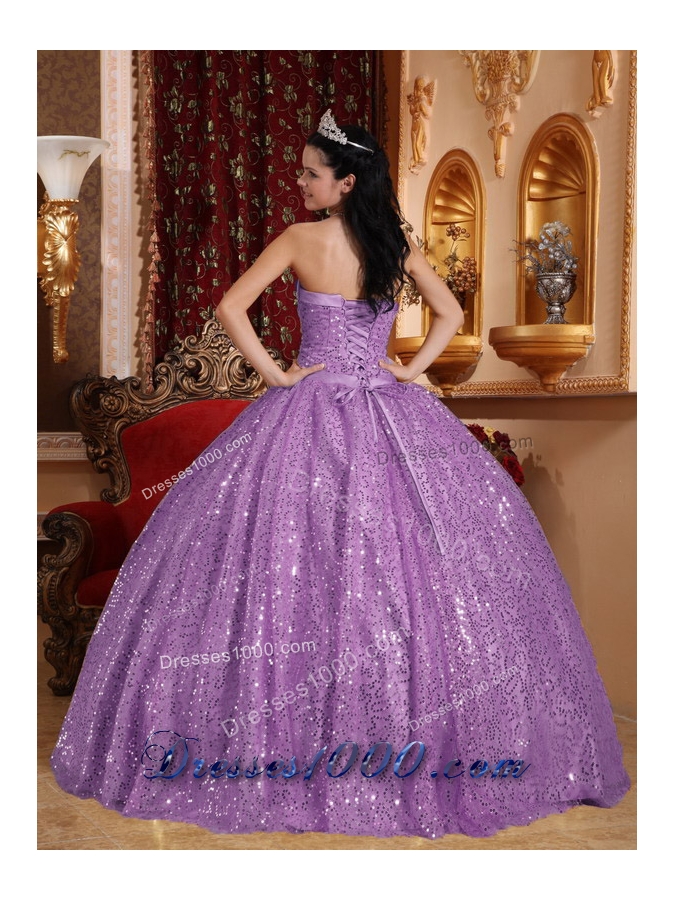 Ball Gown Sweetheart Beading Sweet Sixteen Quinceanera Dresse with Sequins
