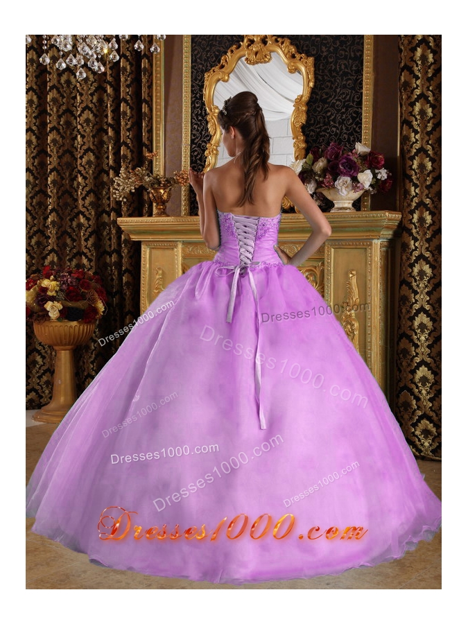 Sweetheart Beading Quinceanera Gowns with Appliquues and Ruching