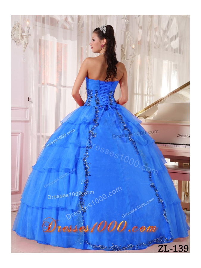 Cheap Quinceanera Dress Puffy Sweetheart with Paillette For 2014