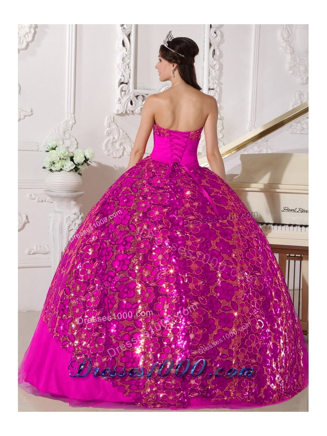 Brand New Strapless Tulle Ruching Quinceanera Dress with Special Fabric