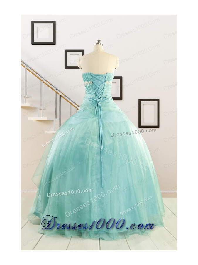 Ball Gown Sweetheart Cheap Quinceanera Dresses with Appliques