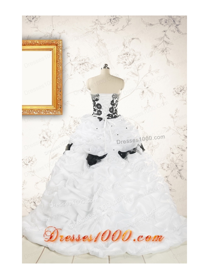 Fast Delivery Sweet 15 Dresses Hand Made Flowers for 2015