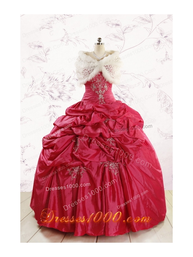 Top Seller 2015 Sweet 16 Dresses with Appliques