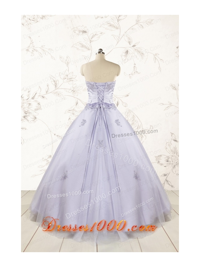 Brand New Lavender Quinceanera Dresses with Appliques and Ruffles
