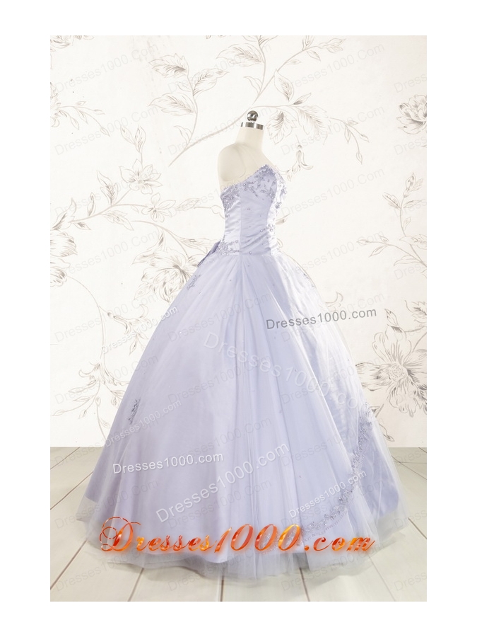 Brand New Lavender Quinceanera Dresses with Appliques and Ruffles