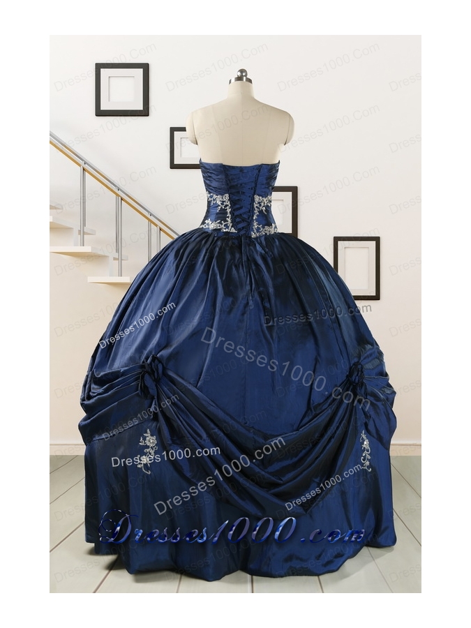 Trendy Sweetheart Quinceanera Gowns with Appliques