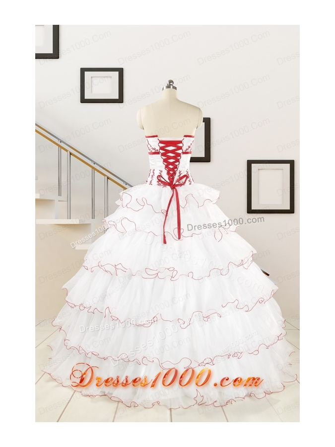 Popular White Sweet 16 Dresses with Appliques