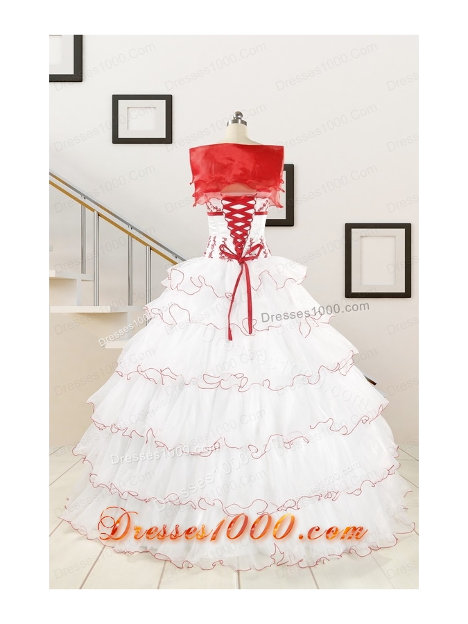 Popular White Sweet 16 Dresses with Appliques