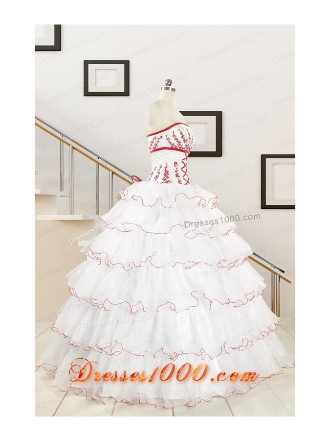 Popular White Sweet 16 Dresses with Appliques