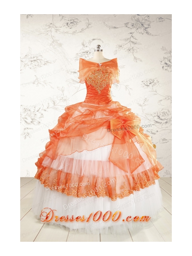 2015 Perfect Strapless Quinceanera Dresses with Beading