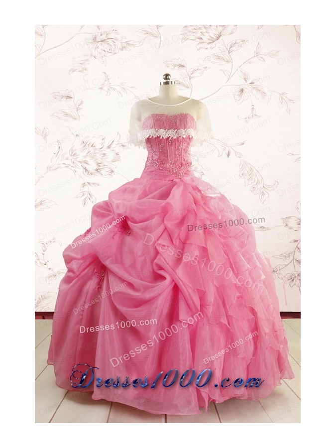 Ball Gown Discount Quinceanera Dresses with Beading