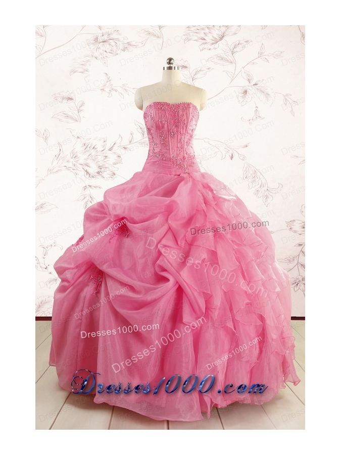 Ball Gown Discount Quinceanera Dresses with Beading