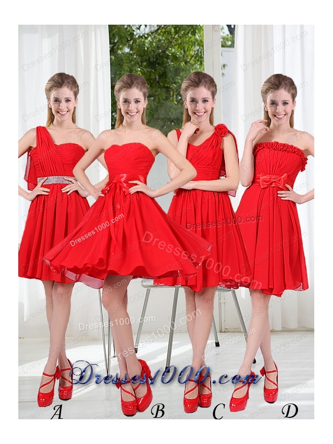 Pretty Ruching Strapless A Line Prom Dresses for 2015