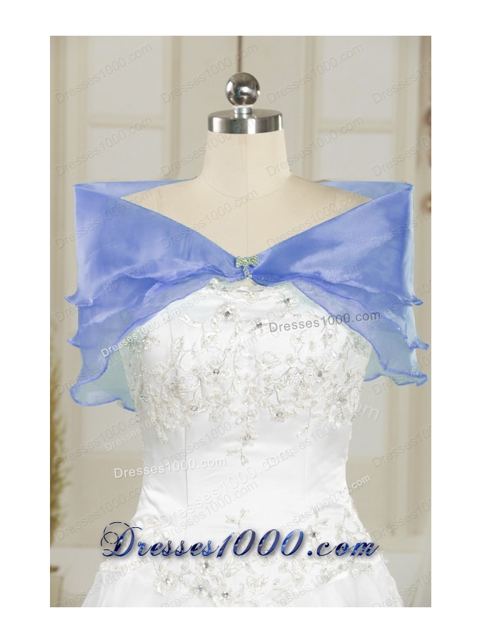 2015 Cheap Appliques Quinceanera Dresses in Royal Blue