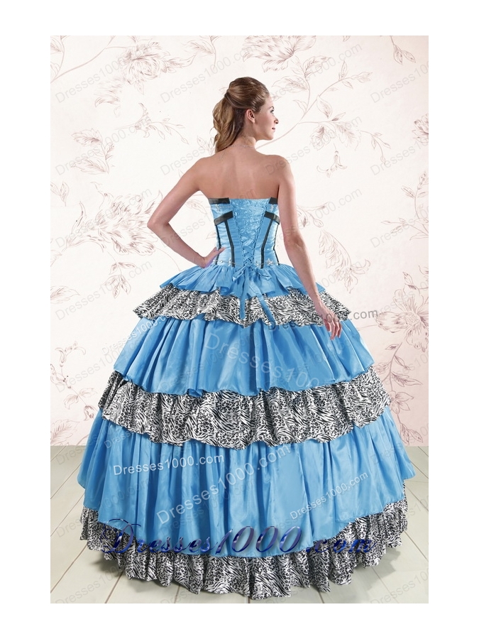 Unique Sweetheart Ball Gown Beading Quinceanera Dresses for 2015