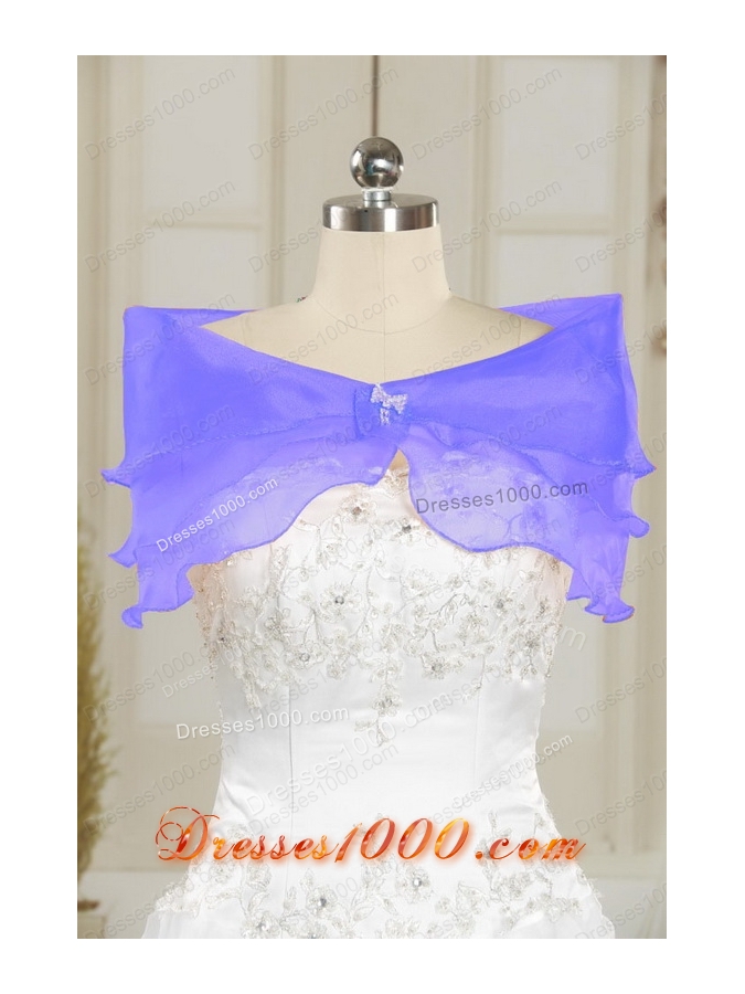 2015 Elegant One Shoulder Hand Made Flowers and Ruffles Quinceanera Dresses