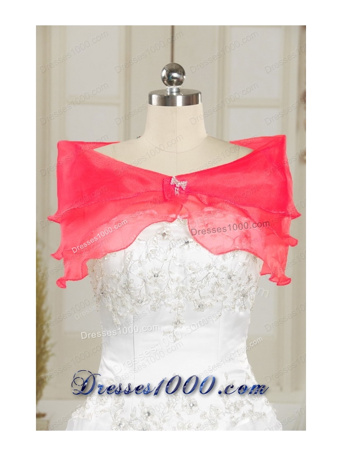 Elegant Red Sweetheart Quinceanera Dresses with Appliques