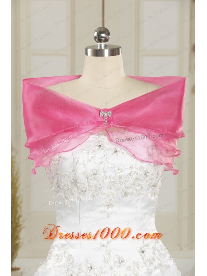 In Stock Appliques Quinceanera Dresses in Watermelon