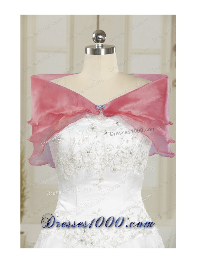 In Stock Beautiful Sweetheart Beading Quinceanera Dresses in Watermelon