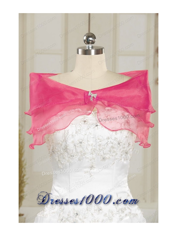 In Stock Halter Belt Beading White 2015 Quinceanera Dresses