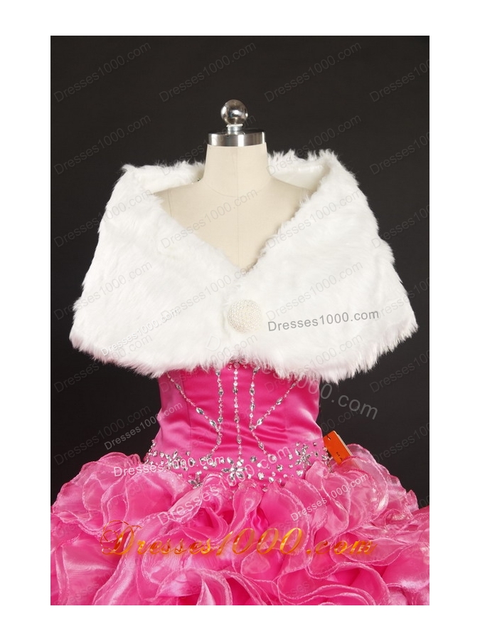 In Stock Sweet Spaghetti Straps Quinceanera Dresses in Pink