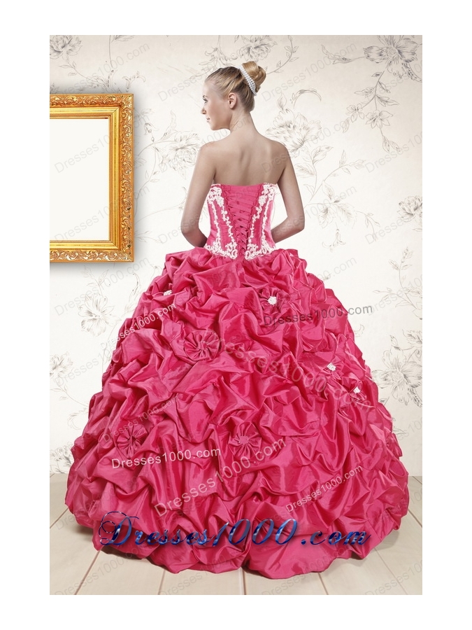 Cheap Sweetheart Ball Gown Beading Quinceanera Dresses for 2015