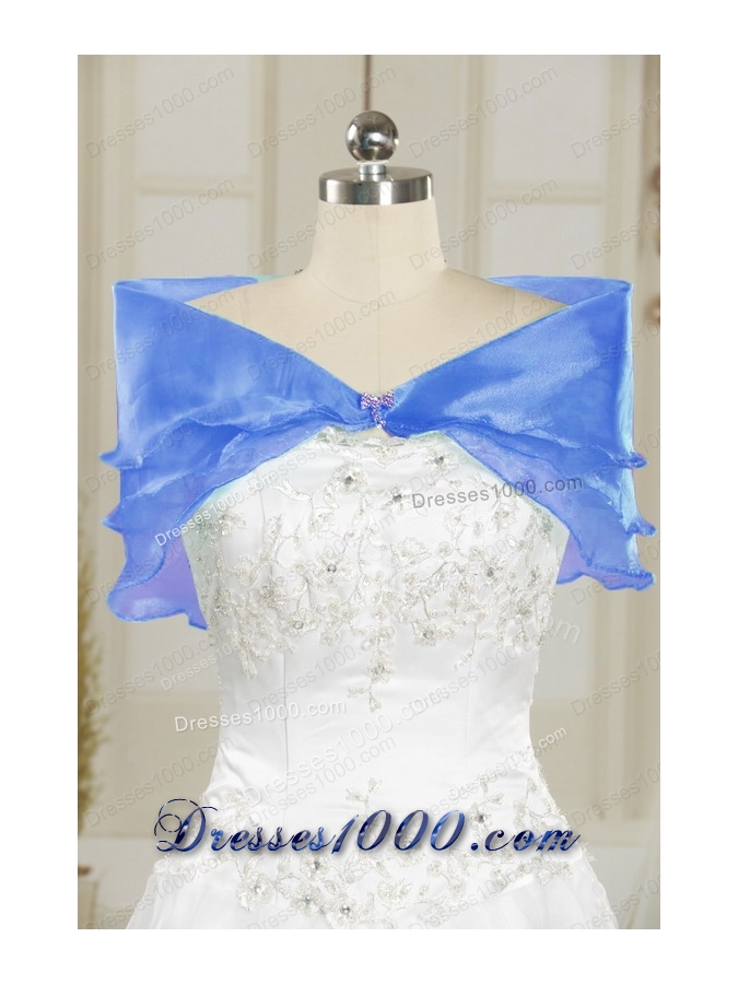 Fashionable Royal Blue 2015 Quinceanera Dresses with Appliques and Ruffles