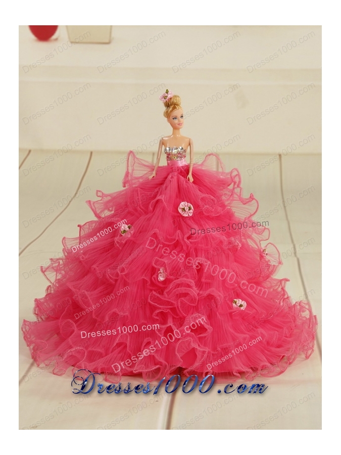 Most Popular Appliques  Quinceanera Gowns with Spaghetti Straps
