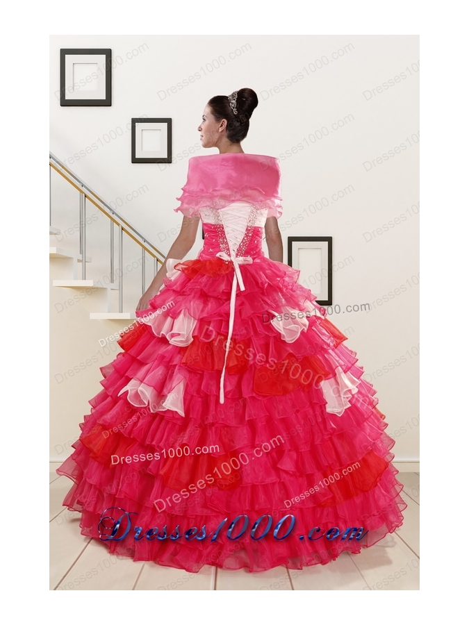 Most Popular One Shoulder Pretty Quinceanera Gowns in Multi Color