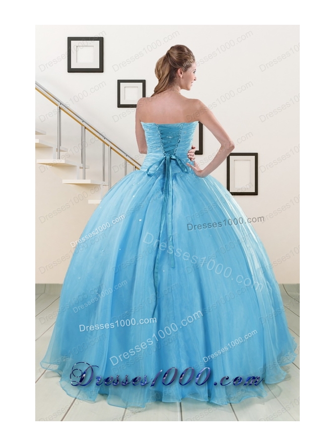 New Style Strapless Quinceanera Dresses with Appliques