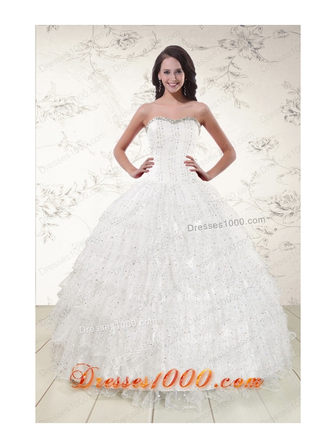 Most Popular Formal Quinceanera Gowns with Sequins and Ruffles
