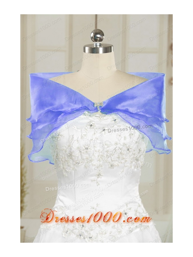 most popular Royal Blue Appliques and Pick Ups Quinceanera Gowns with Brush Train