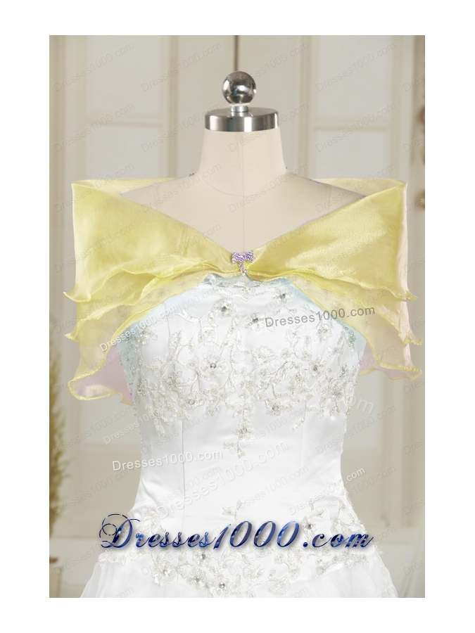 2015 Ball Gown Multi-color Princesita Dress with Beading and Ruffles