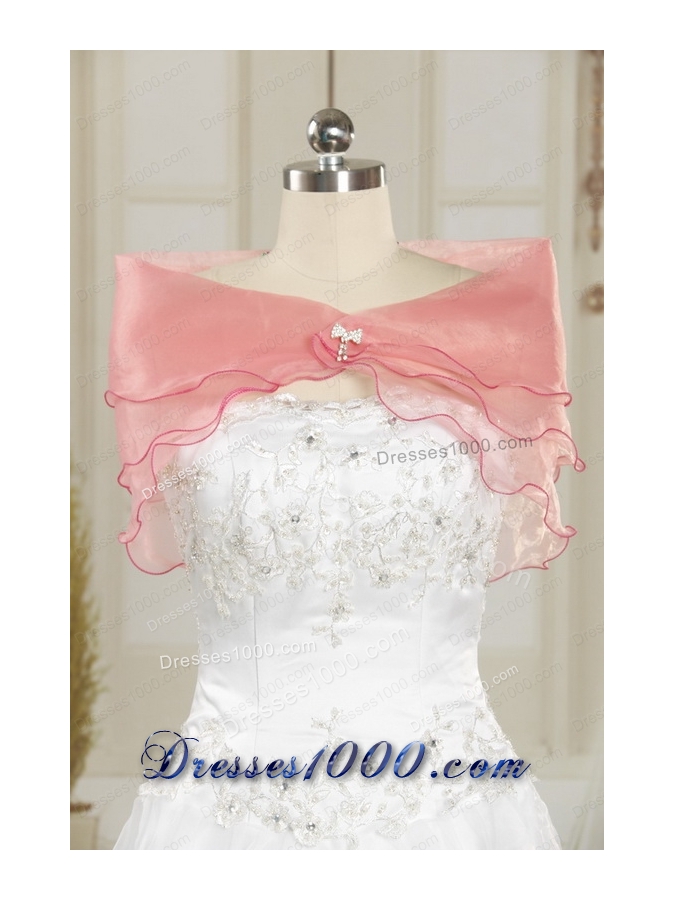 2015 Ruffles Watermelon Red Princesita Dress with Sequins