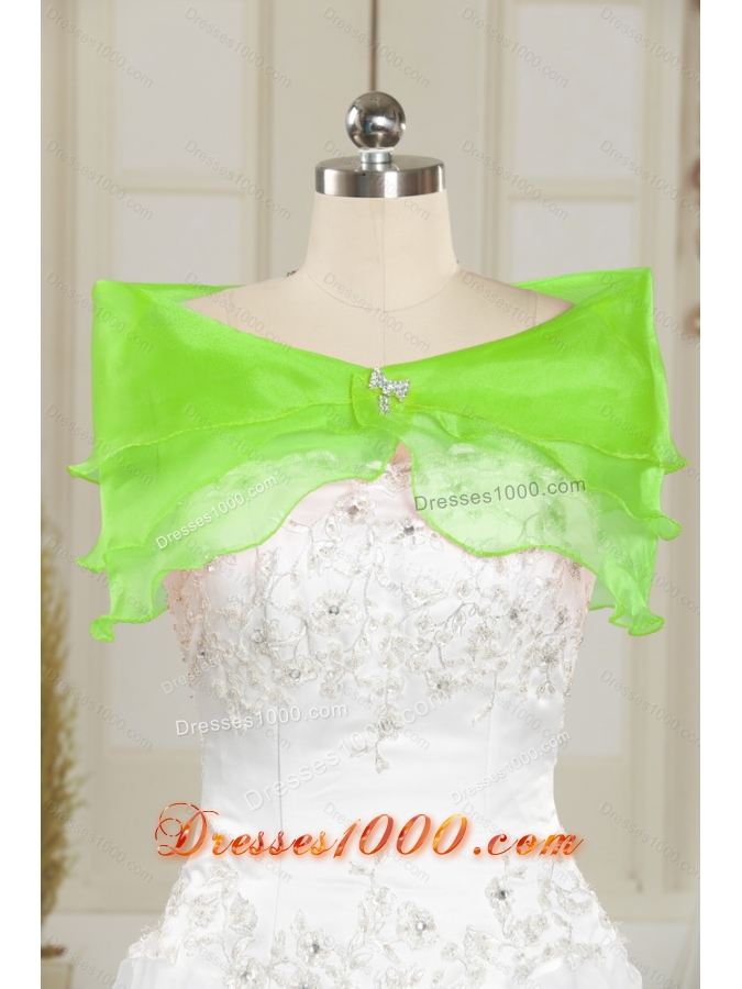 Detachable and Fashionable Beading and Ruffles Multi Color Dresses for Quince