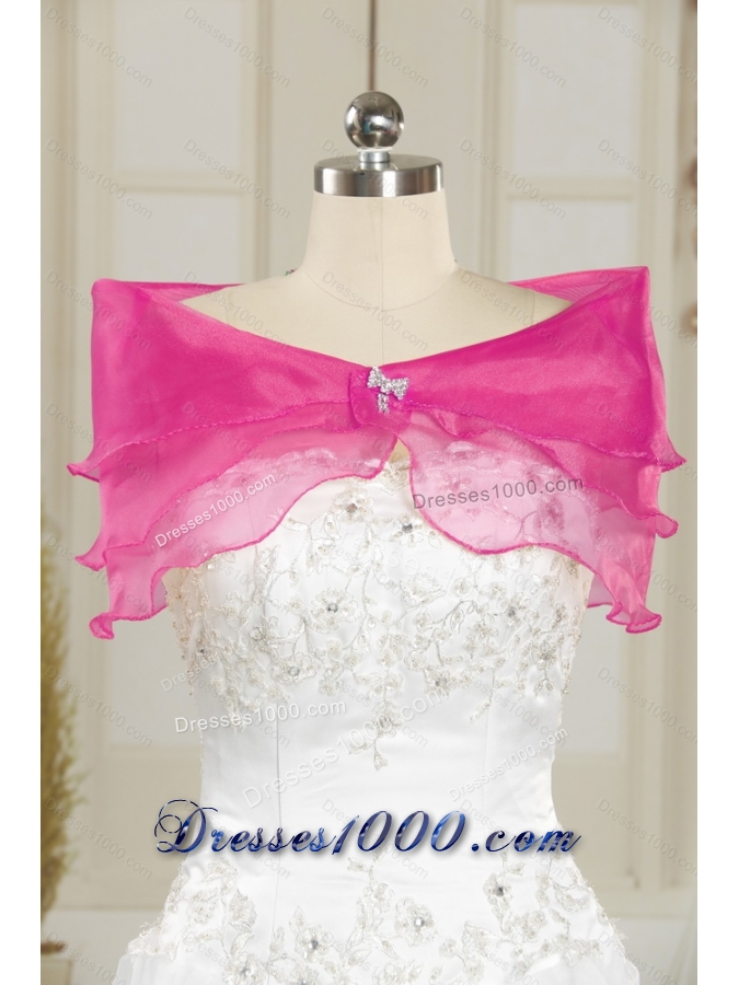 2015 Beading and Ruffles Multi Color Detachable and Vestidos de Quinceanera Dresses