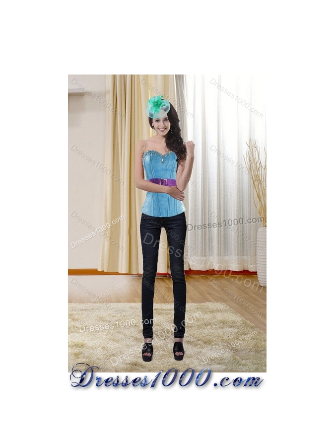 2015 Fashionable Multi Color Dresses for Quince with Ruffles and Beading