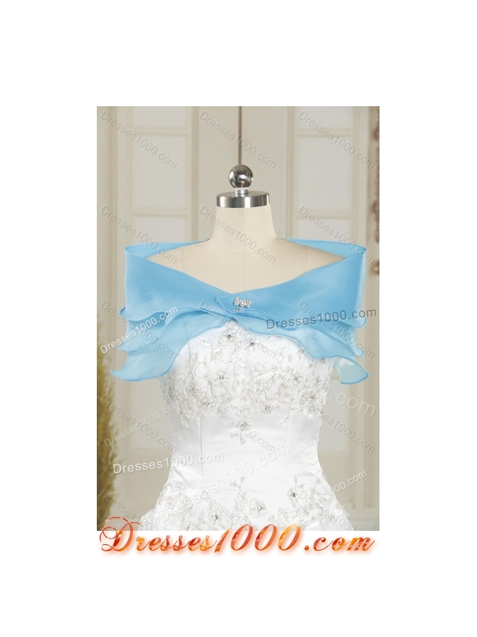 Detachable Sweetheart Quinceanera Dresses in Apple Green with Ruffles and Beading for 2015