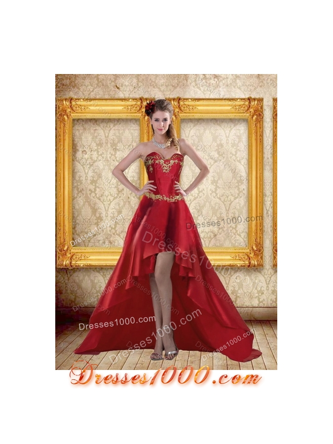 2015 Multi Color Sweetheart Quinceanera Dresses with Embroidery and Pick Ups