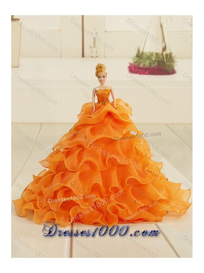 New Style Multi Color Strapless Quinceanera Dress with Embroidery