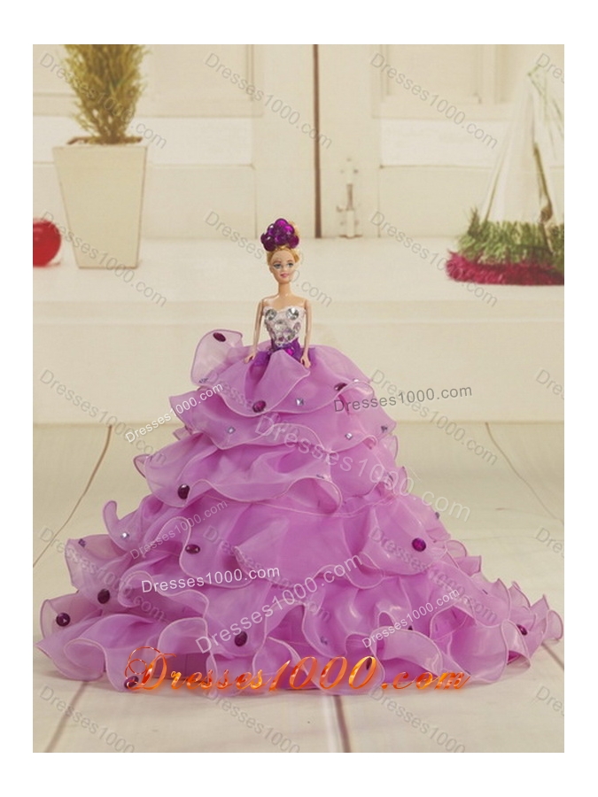 2015 New Style Elegant Appliques and Ruffles Quinceanera Dresses in Multi Color