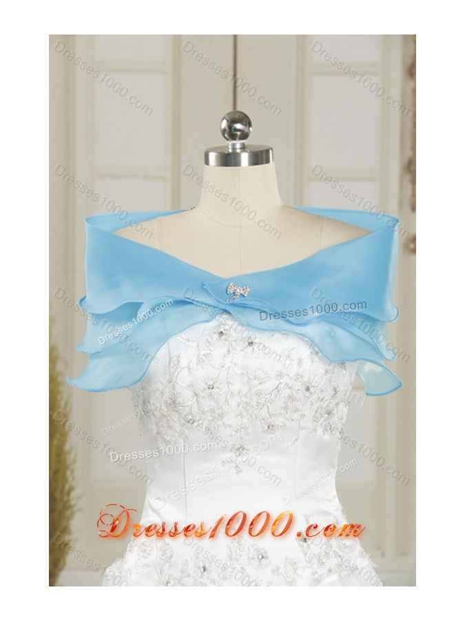 2015 Discount Sweetheart Beaded Sweet Sixteen Dress in Baby Blue