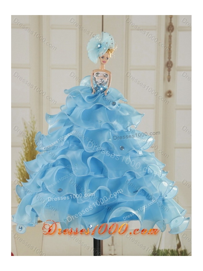 2015 Pretty Multi Color Sweet Sixteen Dresses with Ruffles and Beading