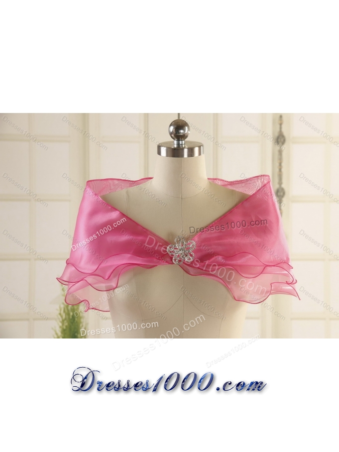 Beautiful Strapless Paillette Sweet Sixteen Dresses in Rose Pink for 2015