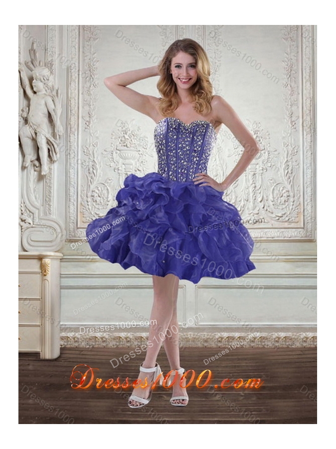The Unique and Detachable Super Hot Beading and Ruffles Quince Dresses
