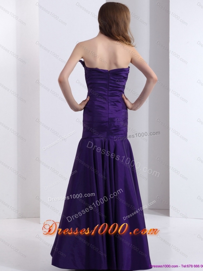 2015 Popular Prom Dresses with Beading and Ruching