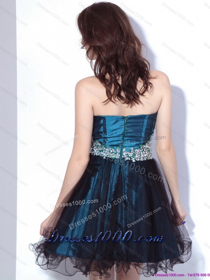 Multi Color Sweetheart Sequined and Ruffled Prom Dresses for 2015