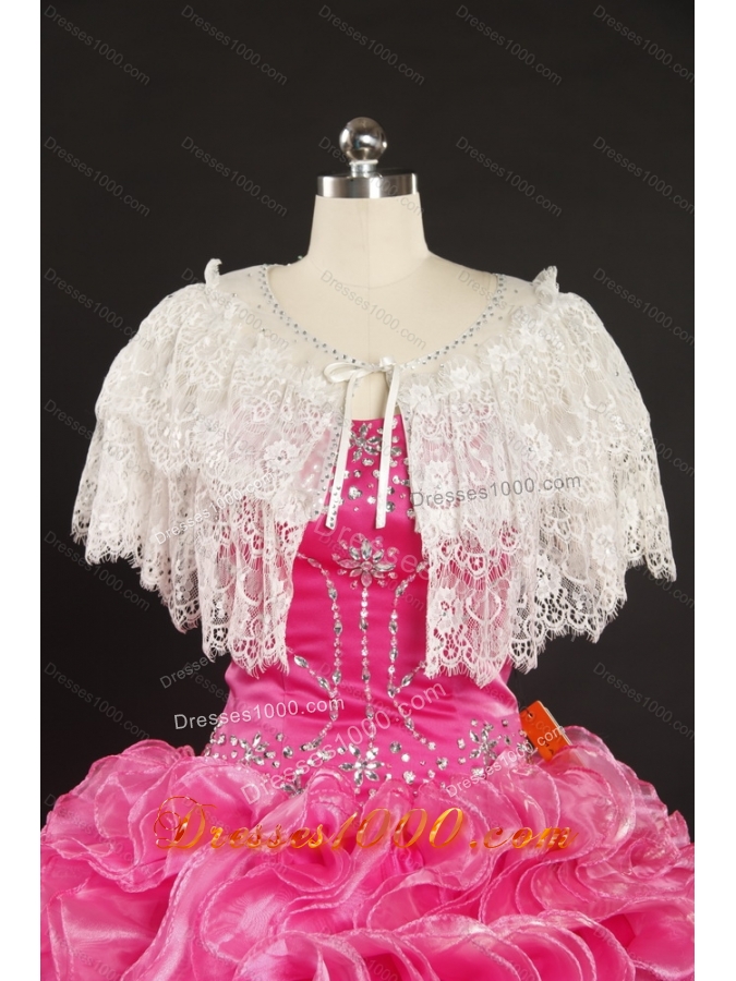 Perfect 2015 V Neck Wedding Dresses with Beading and and Ruching