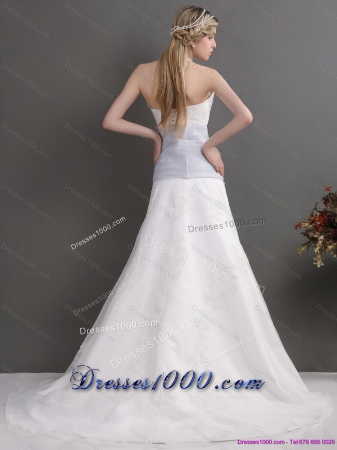 2015 New Style Halter Top Wedding Dress with Lace and Ruching